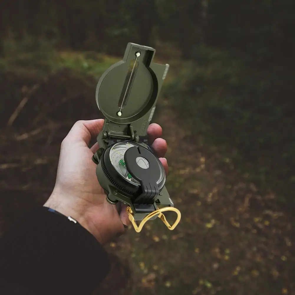 Dc45-2a Draagbare Mini-Kompas Outdoor Survival Militair Kamperen Wandelkompas Navigatie Tool