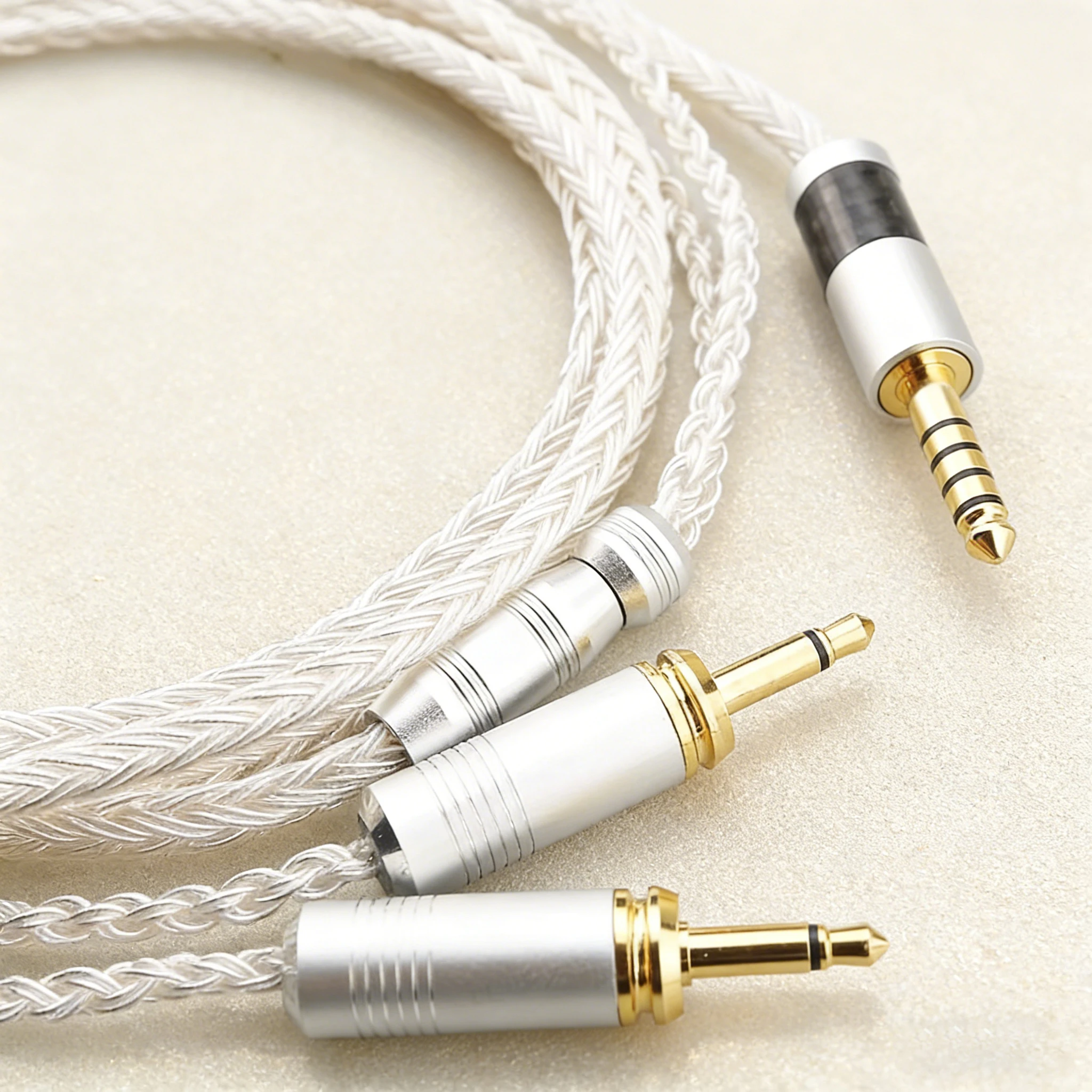 

HIFI-кабель для наушников с 16-жильным серебряным покрытием OCC для Focal Clear Elear Elex Elegia Stellia Celestee Radiance Klipsch HP-3 Clear MG