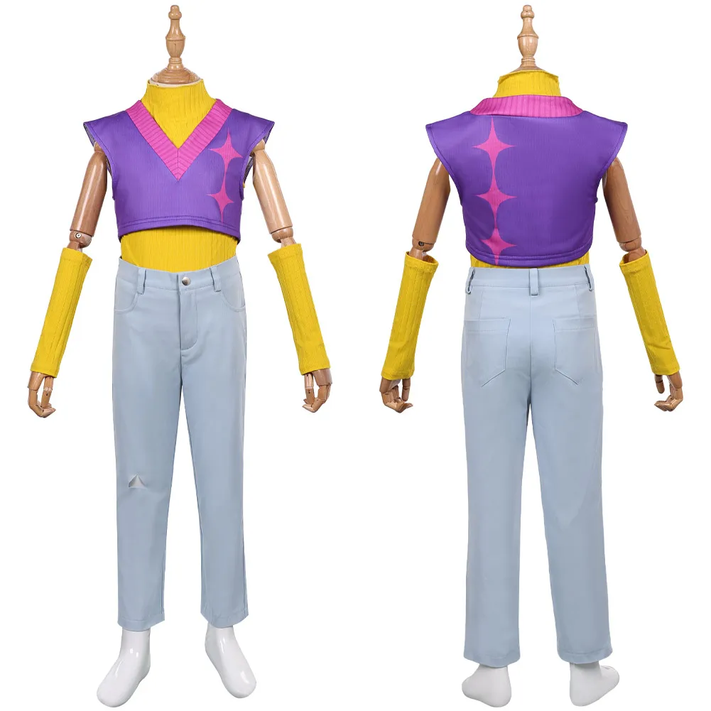 Boys Jinu Abby Baby Mystery Romance Demon Kpop Hunters Cosplay Saja Boys Costume for Child Clothing Halloween Carnival Suit