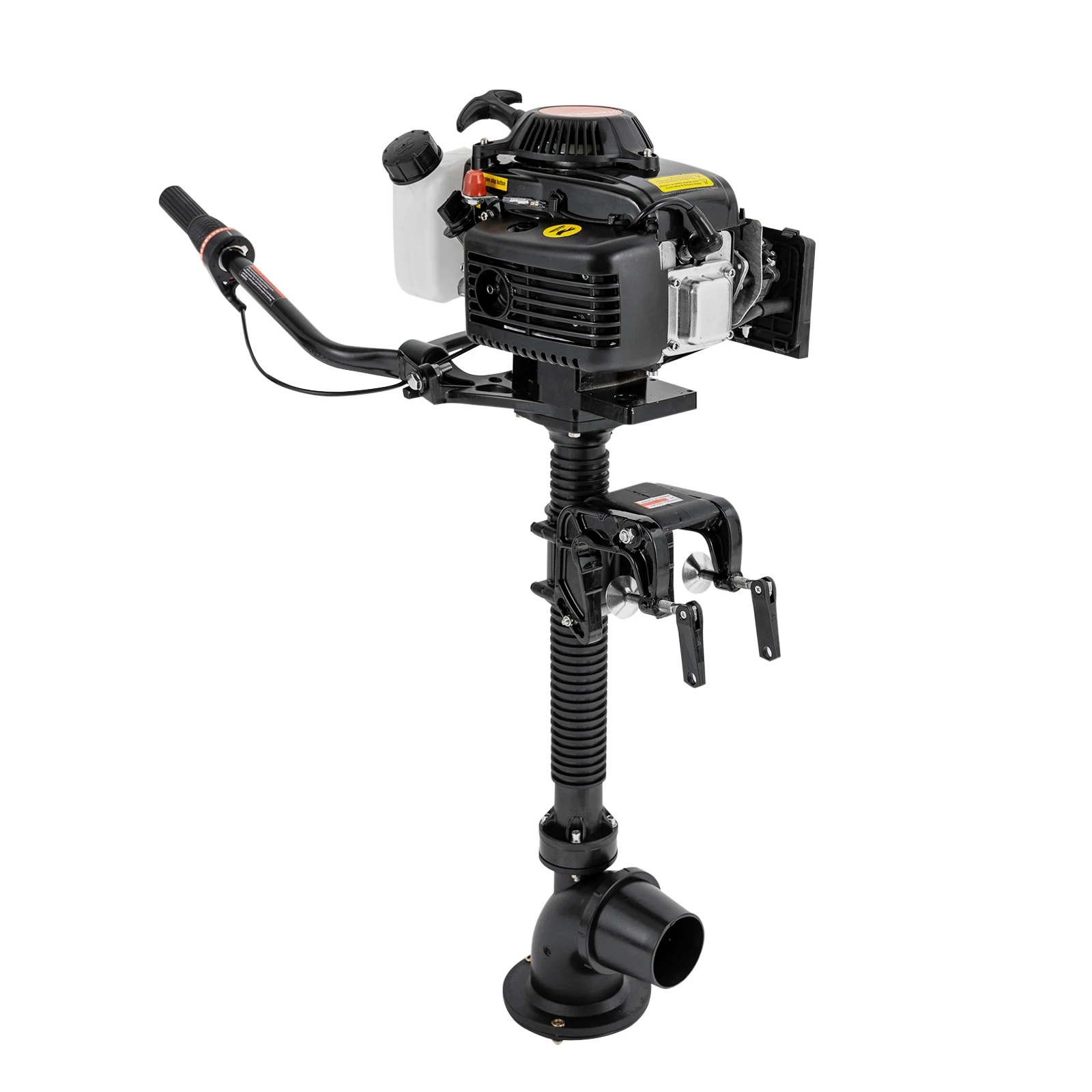 

55cc 4-Stroke Outboard Motor 4.0HP, 4500-5500rpm Gasoline Engine with CDI Ignition for Fishing Boat Water Sports