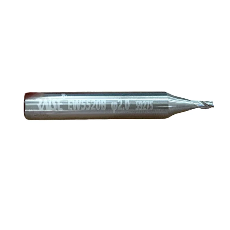 Raise Carbide End Mills 2.0mm EW5520B Cutter Breakage Resistant Locksmith Tool for Wenxing DEFU JZ Goso 368A 998A Models