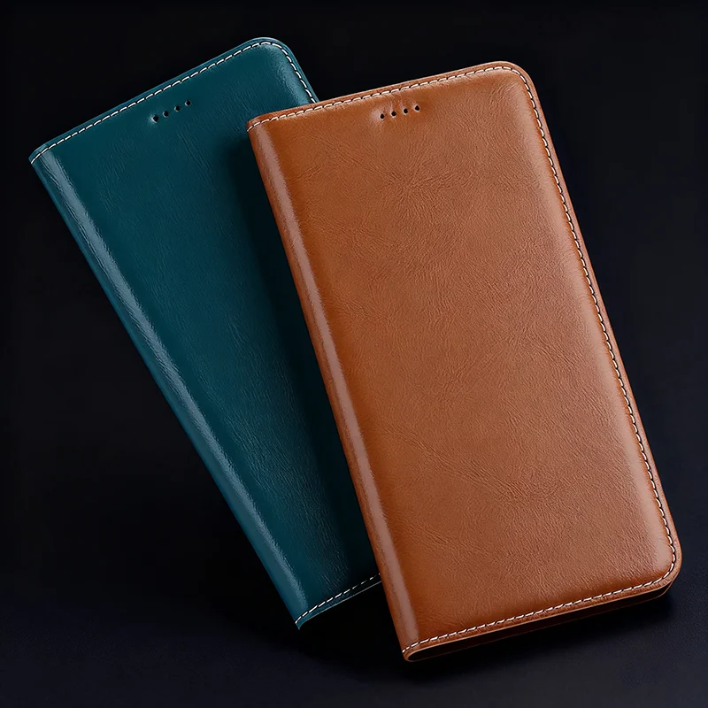 

Чехол из натуральной кожи в деловом стиле с карманами для Honor 30 30i 30s 50 60 70 80 Pro Plus SE Lite GT, чехлы-раскладушки для телефонов