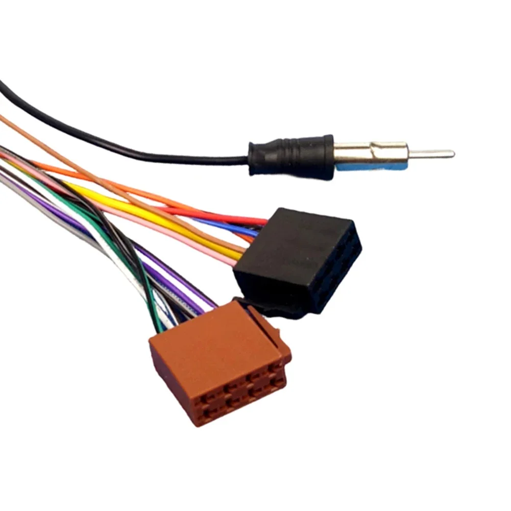 Black Radio Wiring Harness Car Radio Wiring Adapter Car Stereo Adapter Long-lasting Construction Made Of ABS Suitable For Sedans