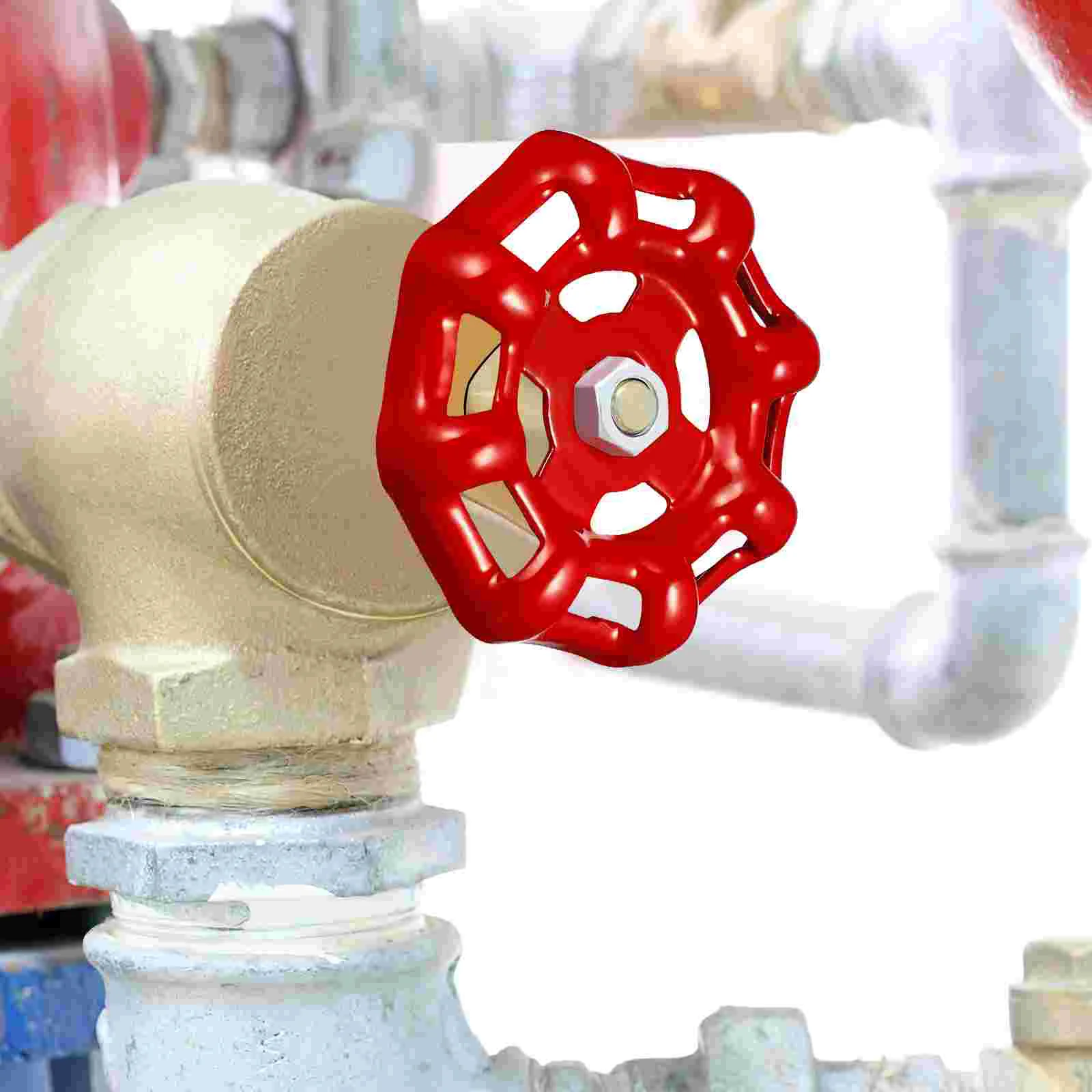 Water Pipe Fittings Valve Handle Gate outside Faucet Wheel Hose Bib Attachment Spigot Parts Handwheel Replacement Outdoor