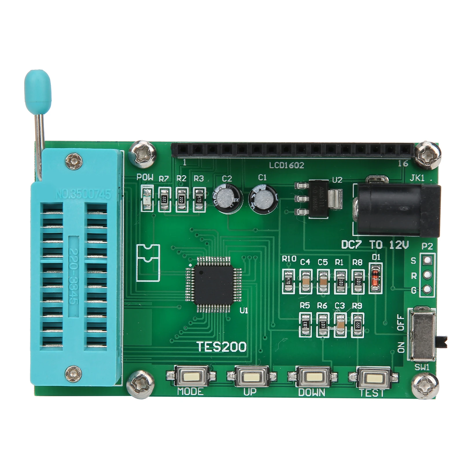 IC 테스터 디지털 미터 74 40 45 시리즈 IC 로직 게이트 전자 부품 DC7-12V IC 테스터 디지털 미터 전자 부품