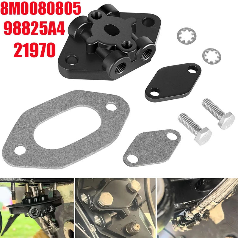 8M0137703 Manifold Assembly Connector Kit / 21970 Trim Line Cylinder, for Mercury MerCruiser Alpha One Gen 1 & 2, Bravo I II III