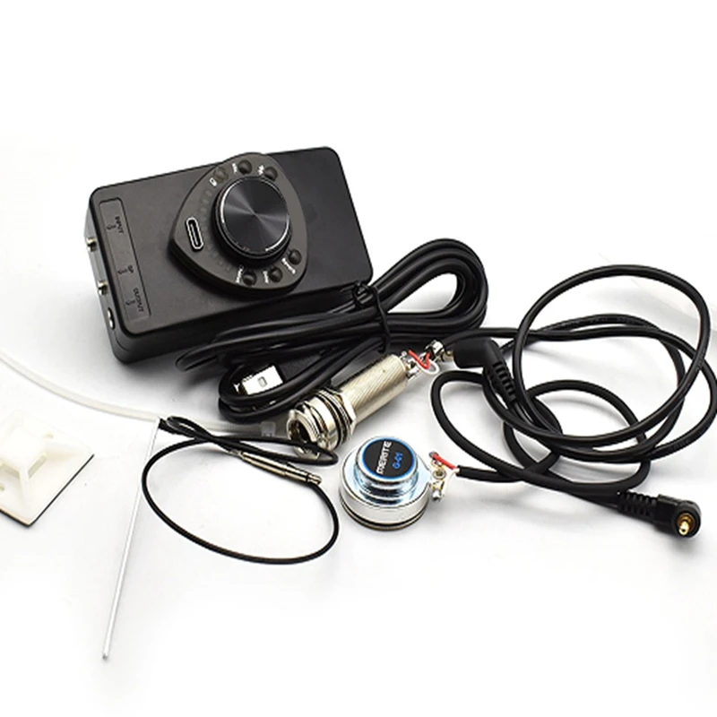 

ELECT-P10 Guitar Resonant Pickup Resonance Sound Pickup With Reverb Chorus Delay Effect For Guitar For Classical & Folk Guitar