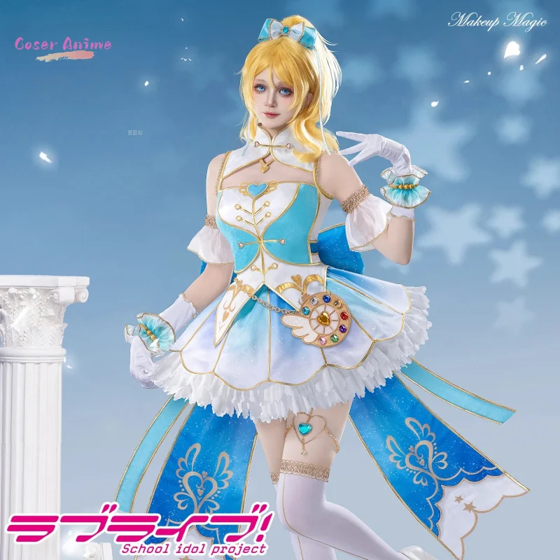 

Аниме LoveLive 2025! Элли Косплей Костюм Униформа Хэллоуин Карнавал Вечеринка Рождество Игры Ролевая Одежда Одежда