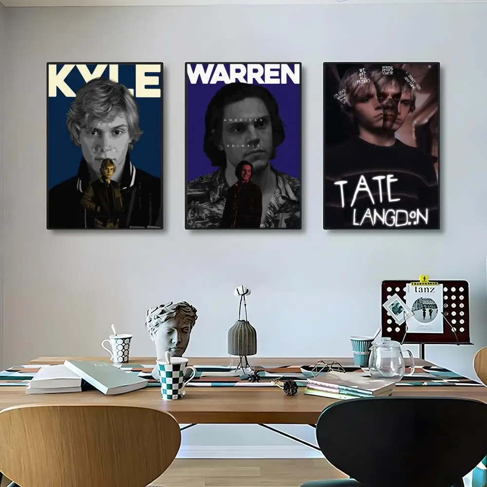 E-Evan Peters Poster Classic poster and wall art prints are suitable for living rooms, bedrooms,and home