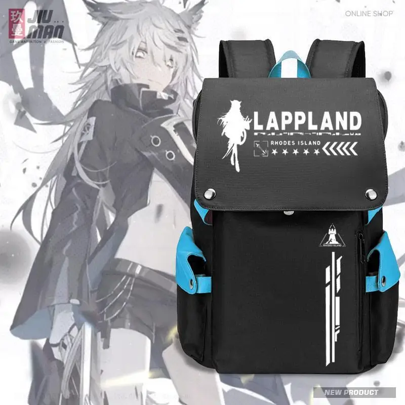 Anime Arknights Lappland Merchandise 2D Unisex Backpack Student Large Capacity School Bag Anime
