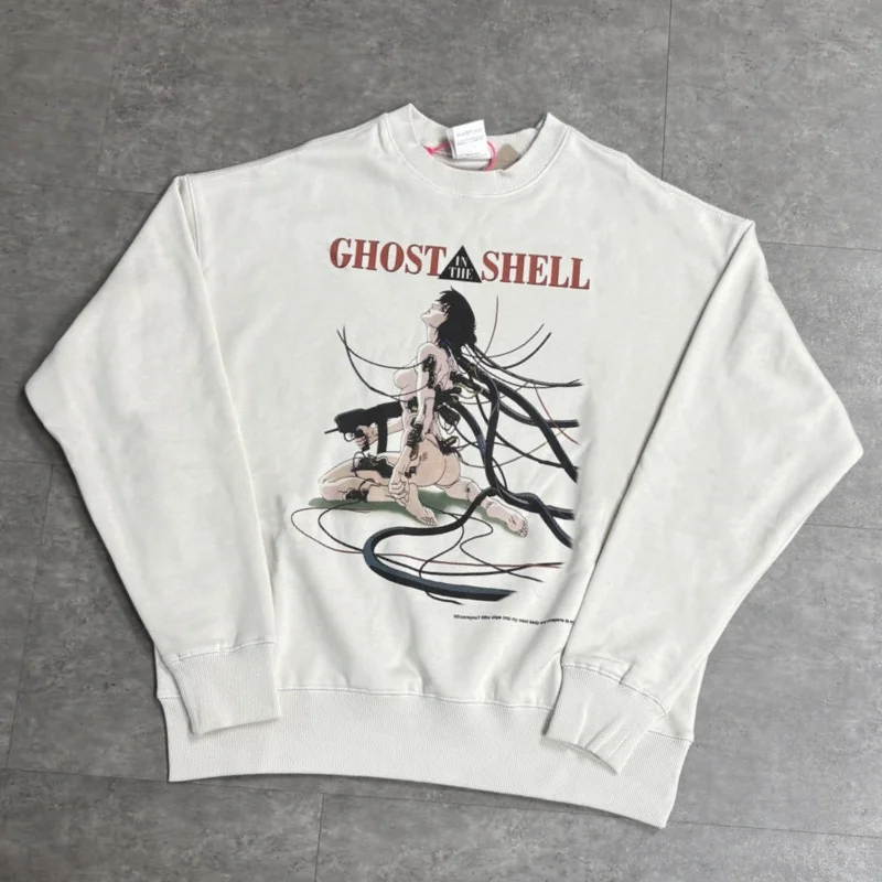 

White Attack Shell Mobile Team Printed Saint Hoodie Do Old Vintage Sweatshirt Casual Oversized Sports Shirt