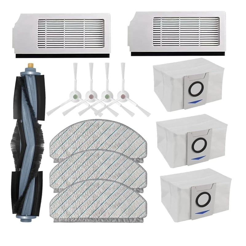 ชุดอุปกรณ์เสริมสำหรับ Ecovacs T10ทำความสะอาดแบบ robtic T10แผ่นกรอง HEPA ถุงกรองฝุ่น