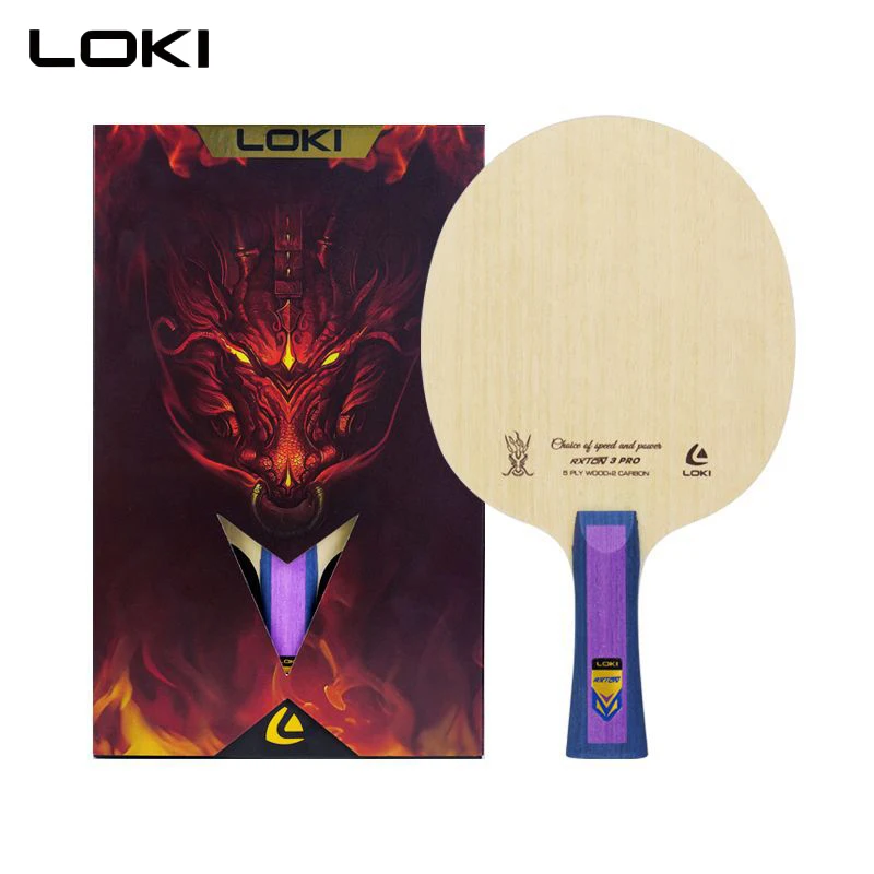 

LOKI RXTON 3 PRO Table Tennis Blade 7-Ply Structure Built-in 12K Carbon Fiber OFF+ Ping Pong Racket Fast Attack with Arc Type