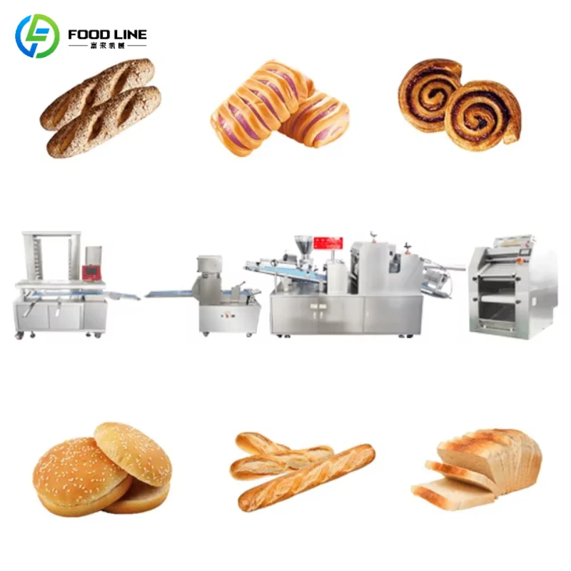 Customized Full Automatic Bread Production Line Commercial Bread Making Machine for Bakery Industrial Manufacturing
