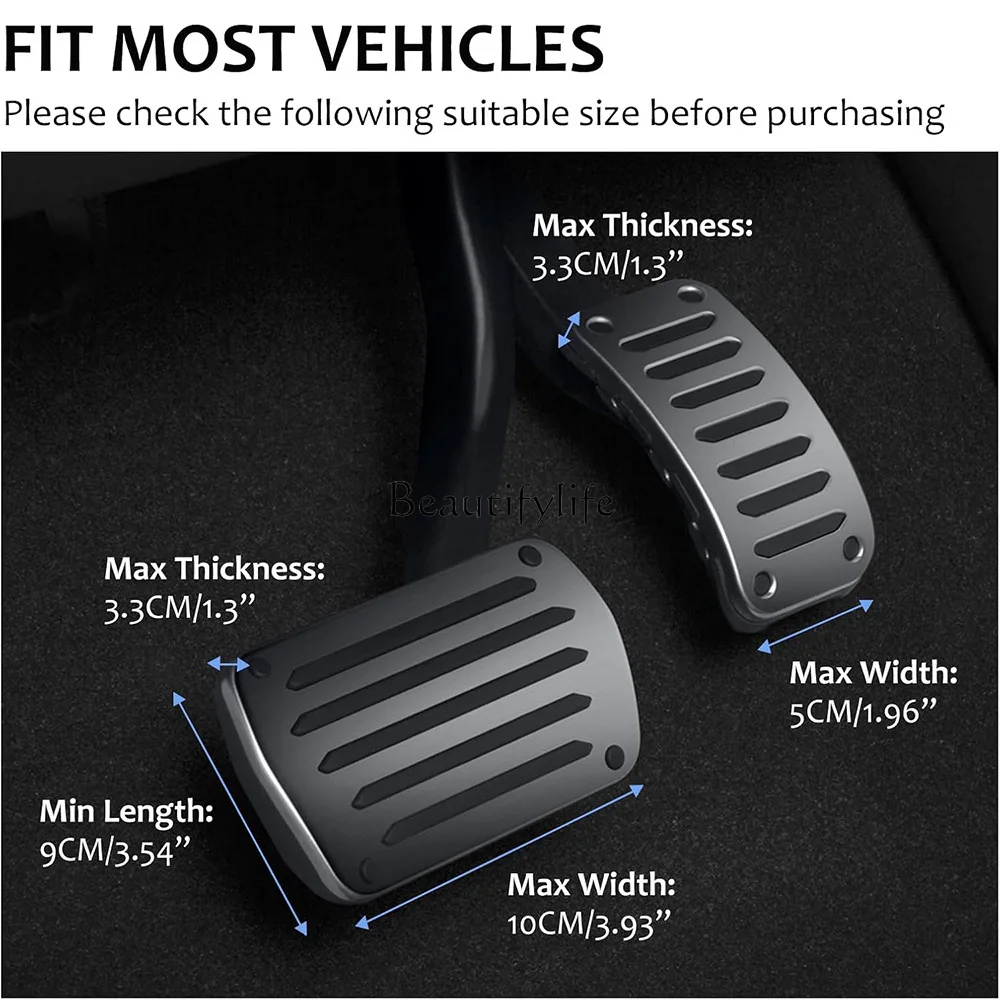 

jj4 Cross-border car modifications Throttle and brake pedal extenders for automobiles