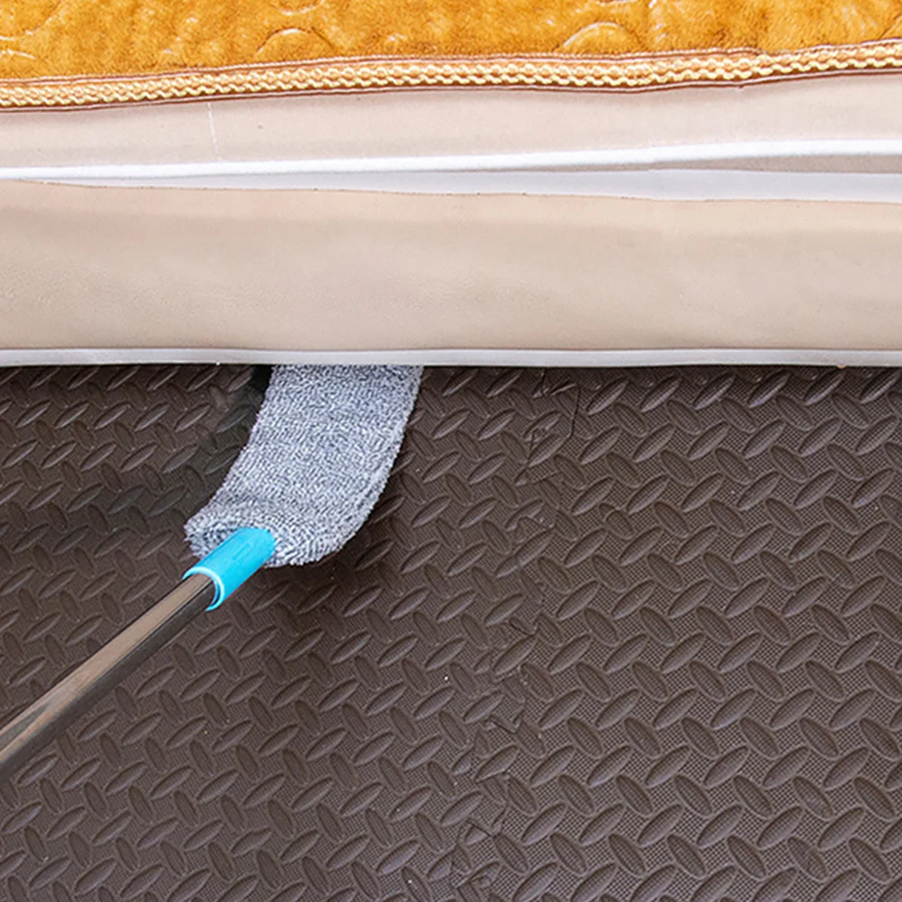 

Long Handle Under Bed Dust Cleaner Reusable Duster For Floor Sofa Fridge Cleaning Efficient Gap Brushing Non-Slip
