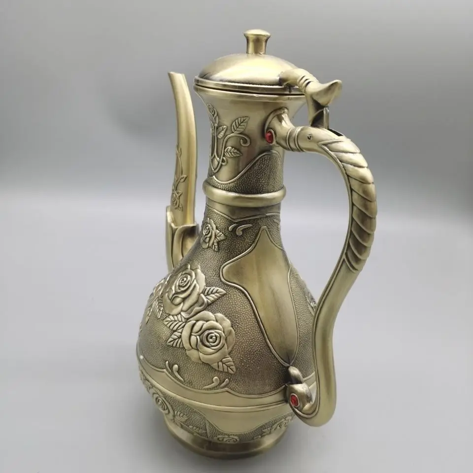 Retro European russia Wine Pot Ornament Decoration Tea Pet Figurines Desk Decor Accessories