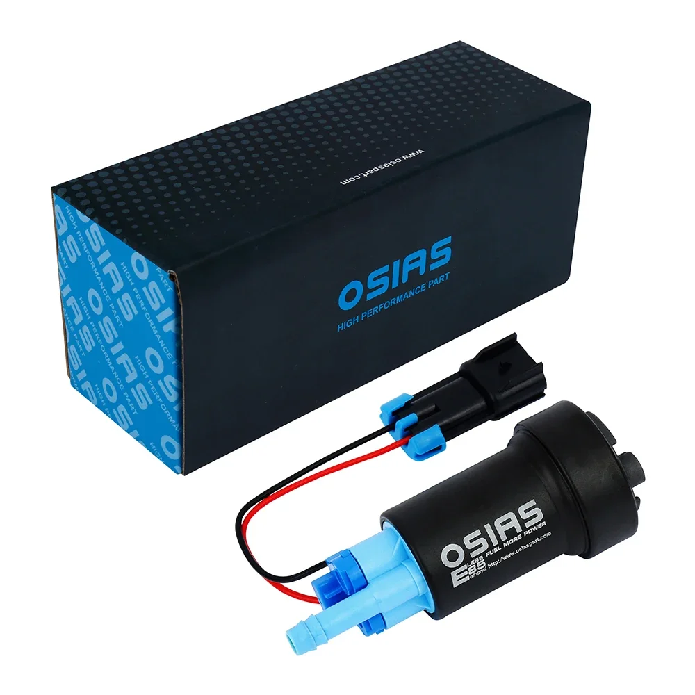 OSIAS New 450LPH HELLCAT E85 Intank High Performance Fuel Pump + 085 Install Kit E85 Replace F90000267 & Flex Hose