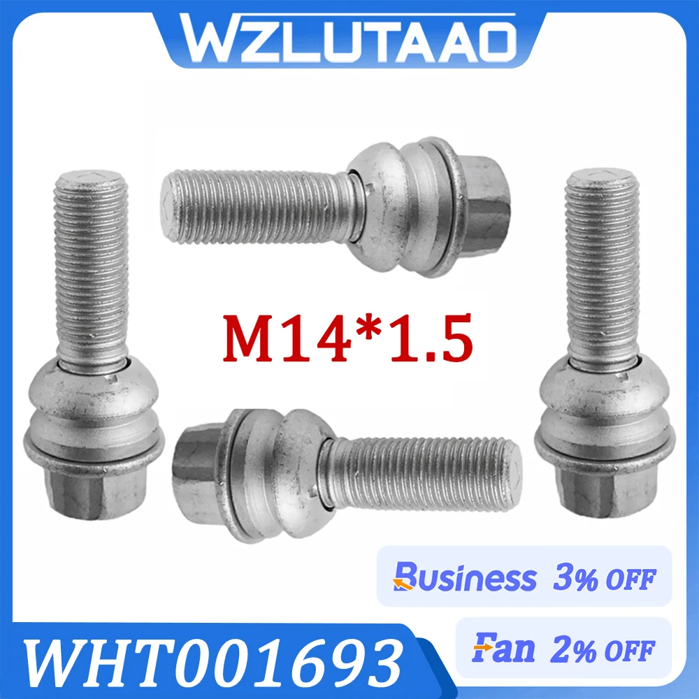 

1/4/5 шт. M14*1,5 болт с проушиной колеса для Porsche Cayenne VW Touareg Audi Q7 WHT001693 7L0601139A 95536120300 WHT002529 WHT001694A
