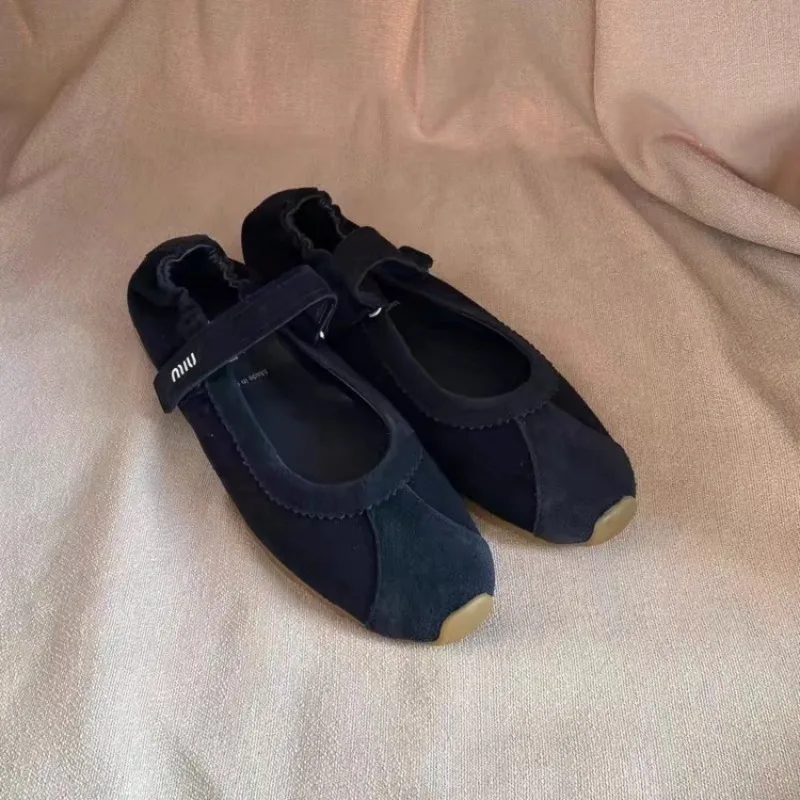 

New Women Flat Shoes Fashion Round Toe Ladies Casual Dress Mary Jane Shoes Soft Flat Heel Outdoor Single Shoes Vulcanized Shoe