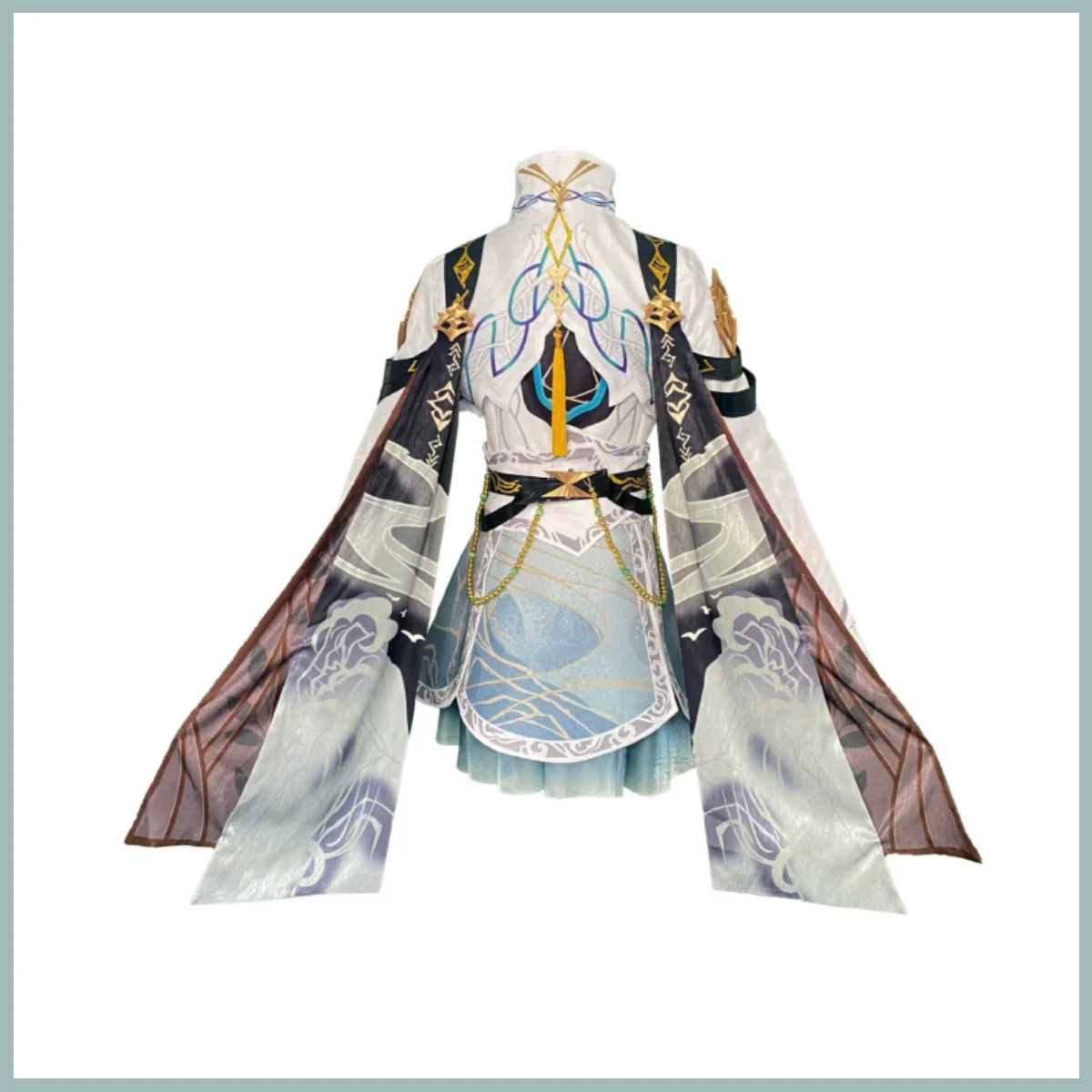 لعبة الحب والمساحة العميقة زين بطل الرواية أزياء Mc التأثيرية على الطراز الصيني شعر مستعار هانفو بدلة المهرجانات التقليدية للمرأة