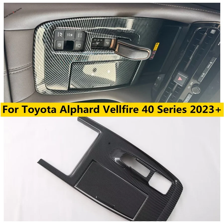 

Коробка передач, панель, декоративная рамка, накладка, подходит для Toyota Alphard Vellfire 40 Series 2023 2024, аксессуары