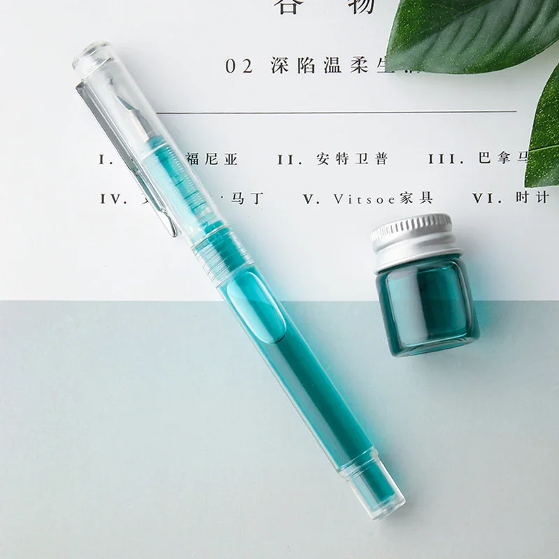 Tramol F10 0.38/0.5 Transparent Clean Fountain Pen Art Creation Painting Font Design Scrapbook DIY Student School Supplies