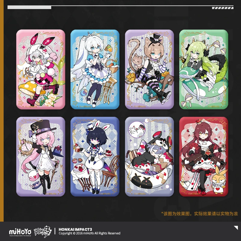 Honkai Impact 3rd Official Merch miHoYo Original Authentic Theme Series Badge Mobius Elysia Kiana Pardofelis Seele