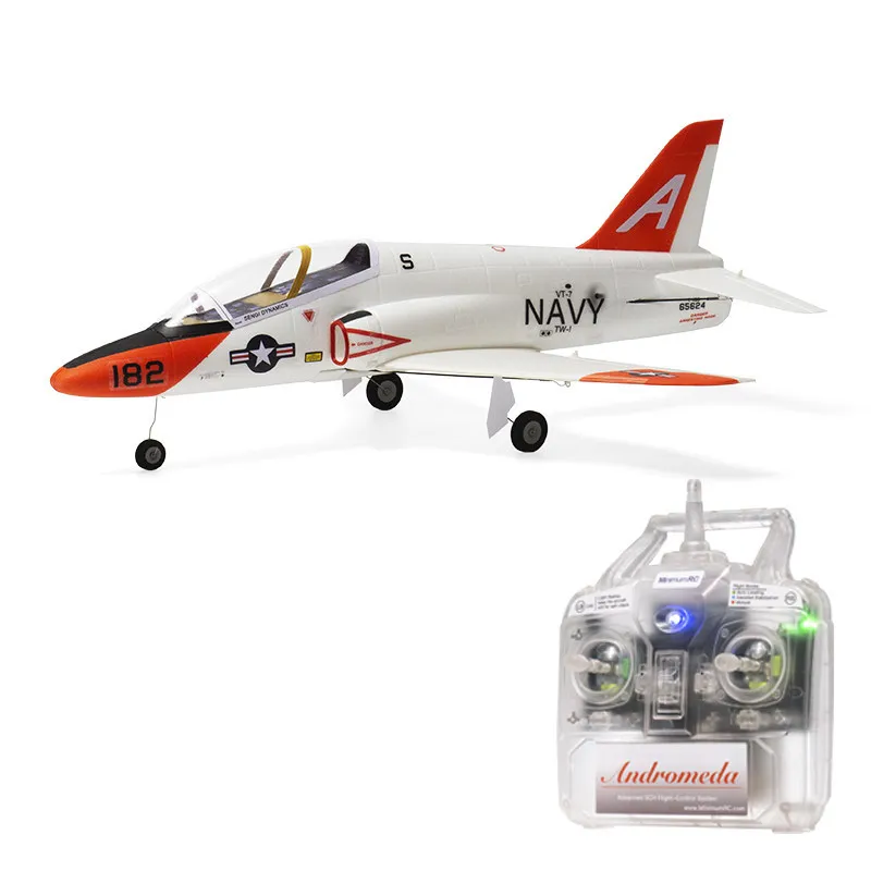 MinimumRC T45 Goshawk Miniature Scale Jet 30Mm Ducted Fan 2s Gyro Fixed Wing Rc Airplane Outdoor Flying For Adult Hobby
