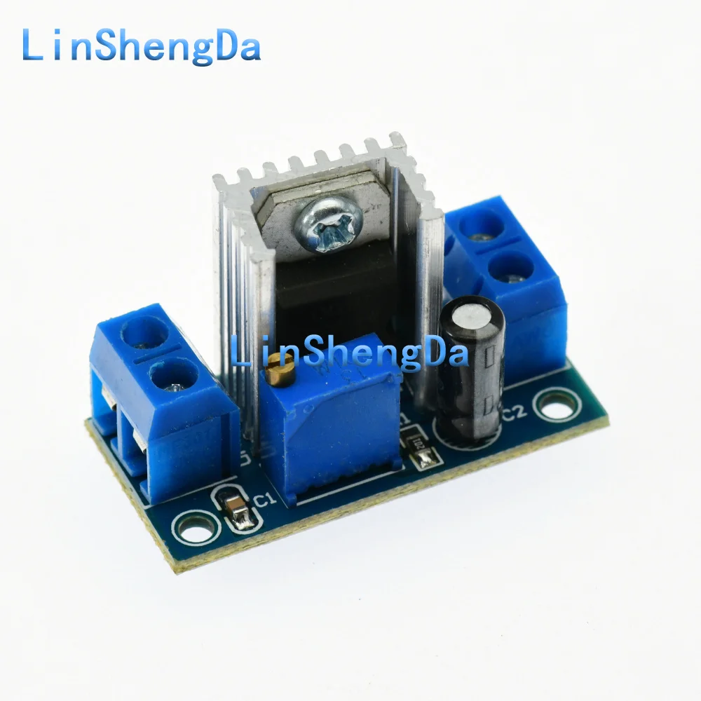 LM317 adjustable voltage regulator power board DC-DC converter step-down module adjustable linear regulator