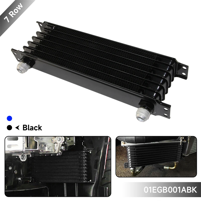 7 Row Oil Cooler Universal AN10 Racing 262MM 7/8