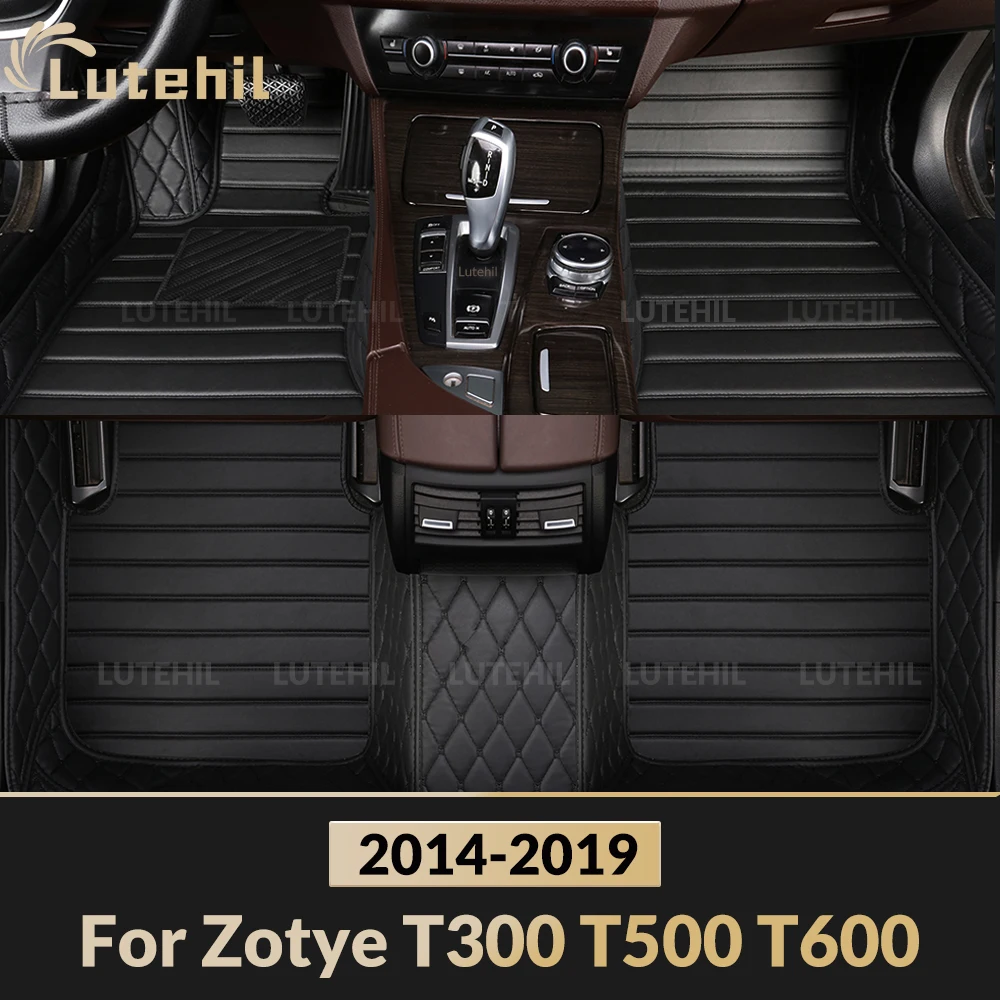 

For Zotye T300 T500 T600 2014-2019 18 17 16 Car Floor Mats All Weather Carpet Cover Floor Liners Interior Protector Accessories