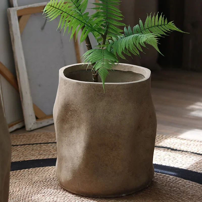

Modern Originality Flower Pot Aesthetic Balcony Nordic Style Decoration Large Flower Pots & Planters Garden Supplies Maceta FYFP