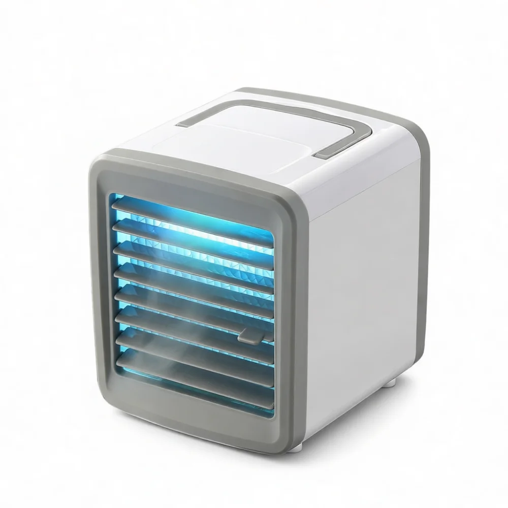 Desktop Portable Air Cooler Mini Fan USB Rechargeable Humidification Spray Cooling Conditioner For Home Office Summer Desk