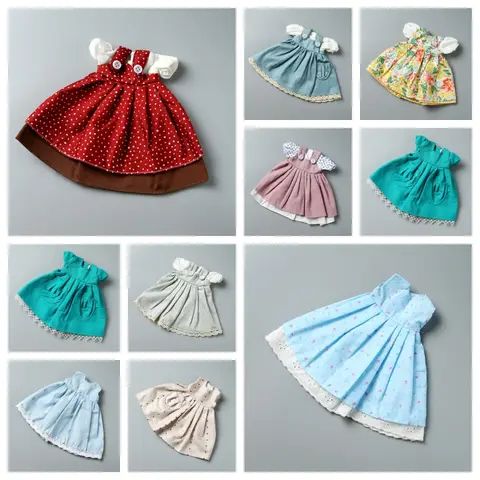 New Doll Accessories for 30cm Doll Princess Skirt 1/6 BJD Dolls DIY Doll Accessories Kids Toys