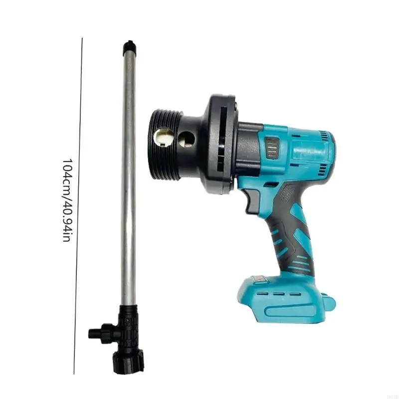 964E Portable Brushless Lithium Oil Fuels Machine Enhances Heat Dissipation & Simple setups for Fast Oil Transfers