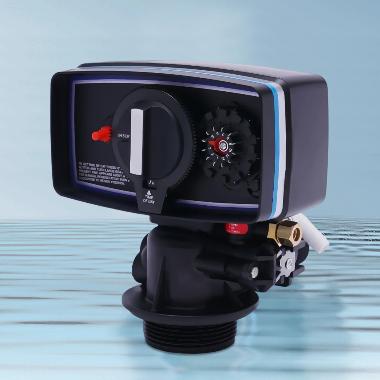 

110V 12Day Time Clock Control Valve,5600Timer Clock Control Valve Head for Filter Softener Tanks,Multicolored