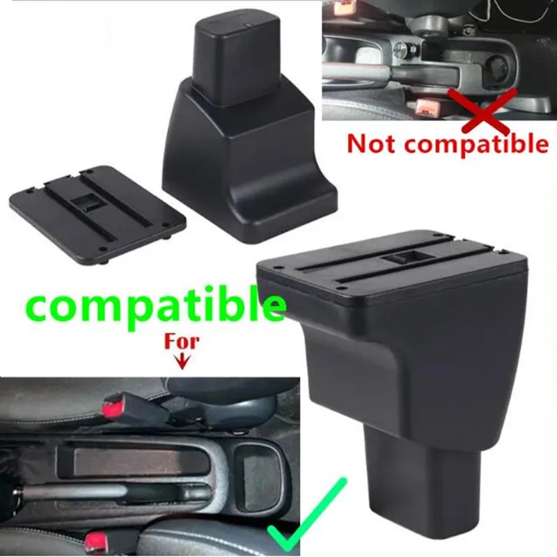 For Hyundai I10 Armrest Box For Hyundai I10 Car Armrest Central Storage Box with USB Interior Dedicated Retrofit Car Accessories