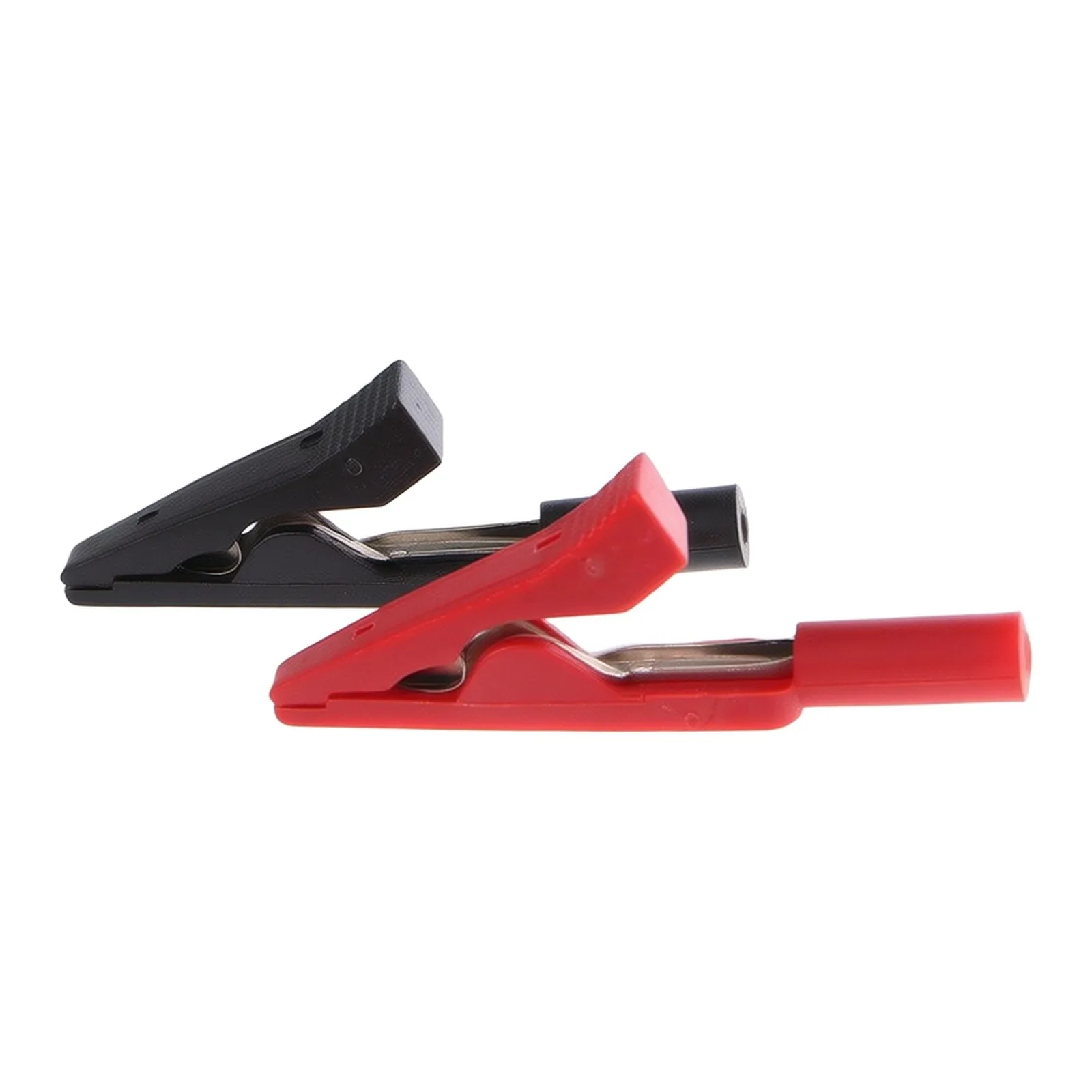 Brand New for alligator Clips Insulated 30V AC 41mm Length Female Adapter Lightweight Meter Test Red/Black Brand