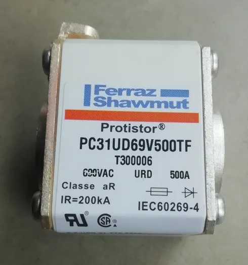 

Fuses: PC31UD69V630TF 6,9 URD 31 TTF 0630 W300008 / PC31UD69V700TF X300009 / PC31UD69V800TF Y300401 aR