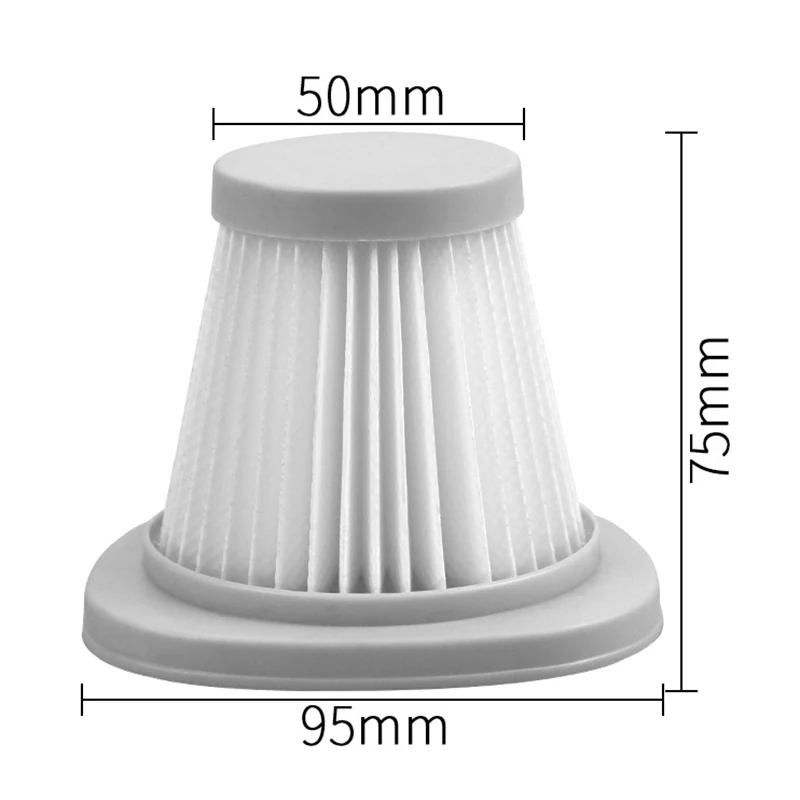 Hepa تصفية مكافحة الغبار فلتر HEPA لقطع الغيار ل شاومي Deerma DX118C DX128C المحمولة مكنسة كهربائية 10 قطعة