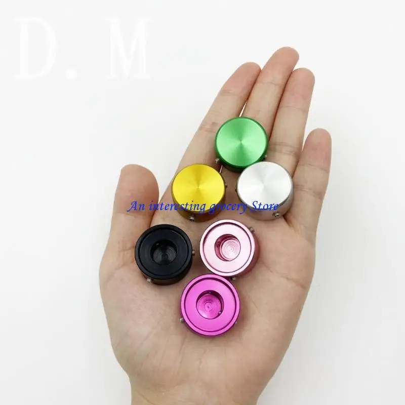 652D Ergonomic Electric Guitar Pedal Toppers Caps Nonslip Surfaces Metal Texture Suitable for Enhancing Stompbox Control