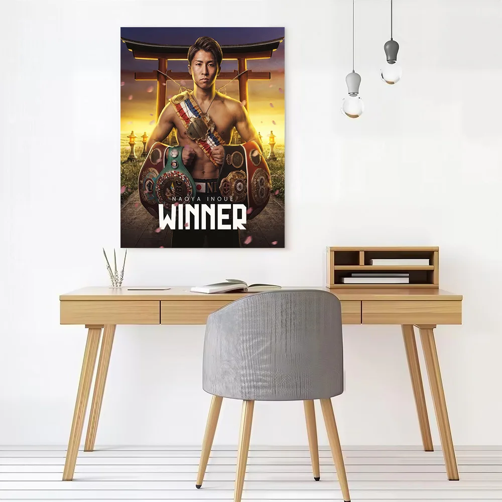 Naoya Inoue Winner Boxing Poster Canvas Wall Art Custom Photo Print Modern Painting for Fans Home Decor Room Decorating Interior