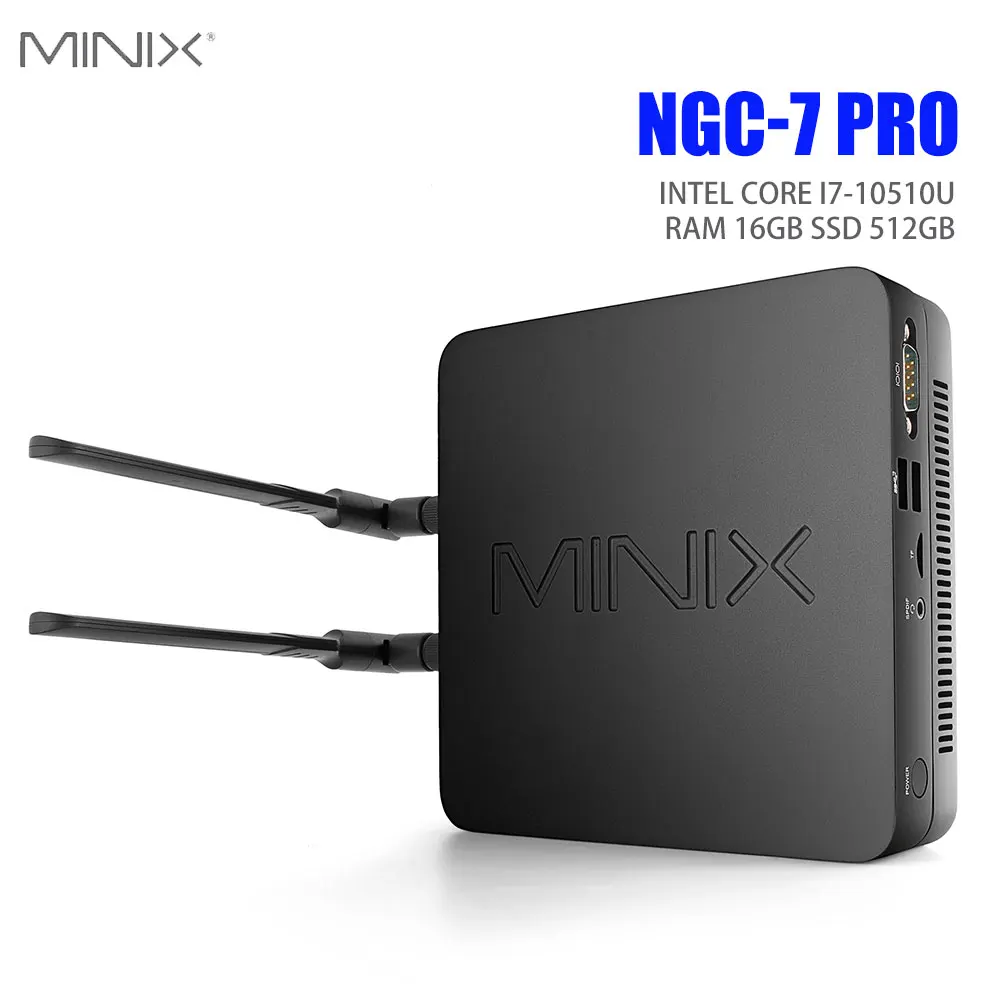 MINIX NGC-7 PRO Gaming Mini PC 10TH Gen Intel i7-10510U 16GB DDR4 512GB M.2 NVMe SSD Wifi6 BT5.2 Win11 pro Desktop Mini Computer