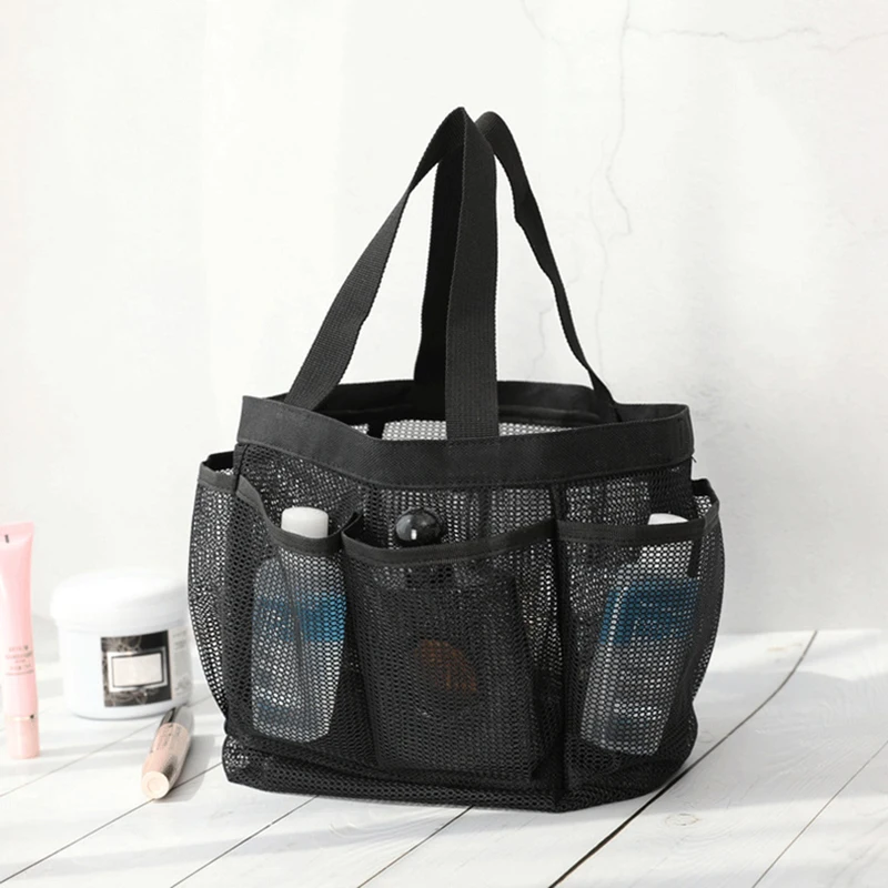 Large Mesh Beach Tote Bag Vacation Beach Toy Bag Swimming Bag Packable  for Beach Pool Trip & Vacation image 5