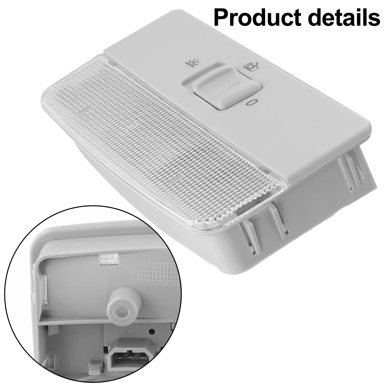 ABS Interior Dome Light Sleek Appearance For Interiors Ample Light For Emergencies Crafted From ABS Plastic For Skoda