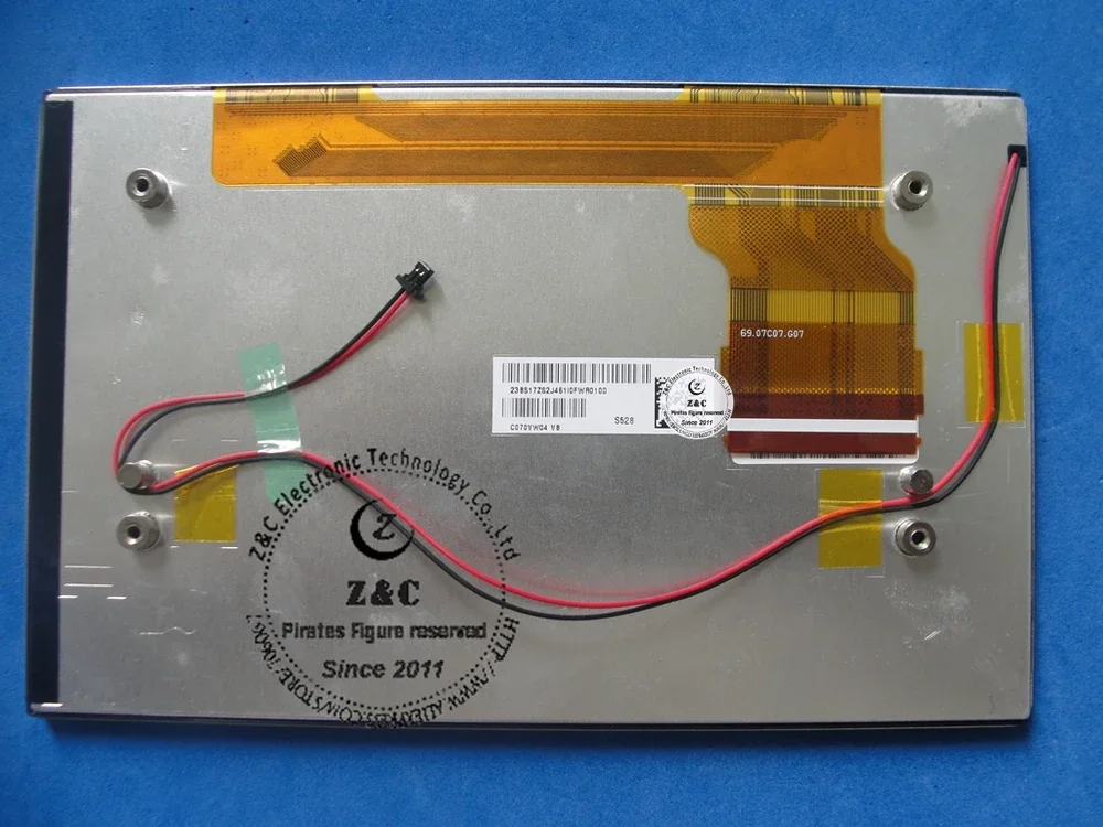 

C070VW04 C070VW04VB C070VW04 VB Original A+ grade 7 inch 800*480 LCD Screen Display Panel for Car GPS Navigation for AUO
