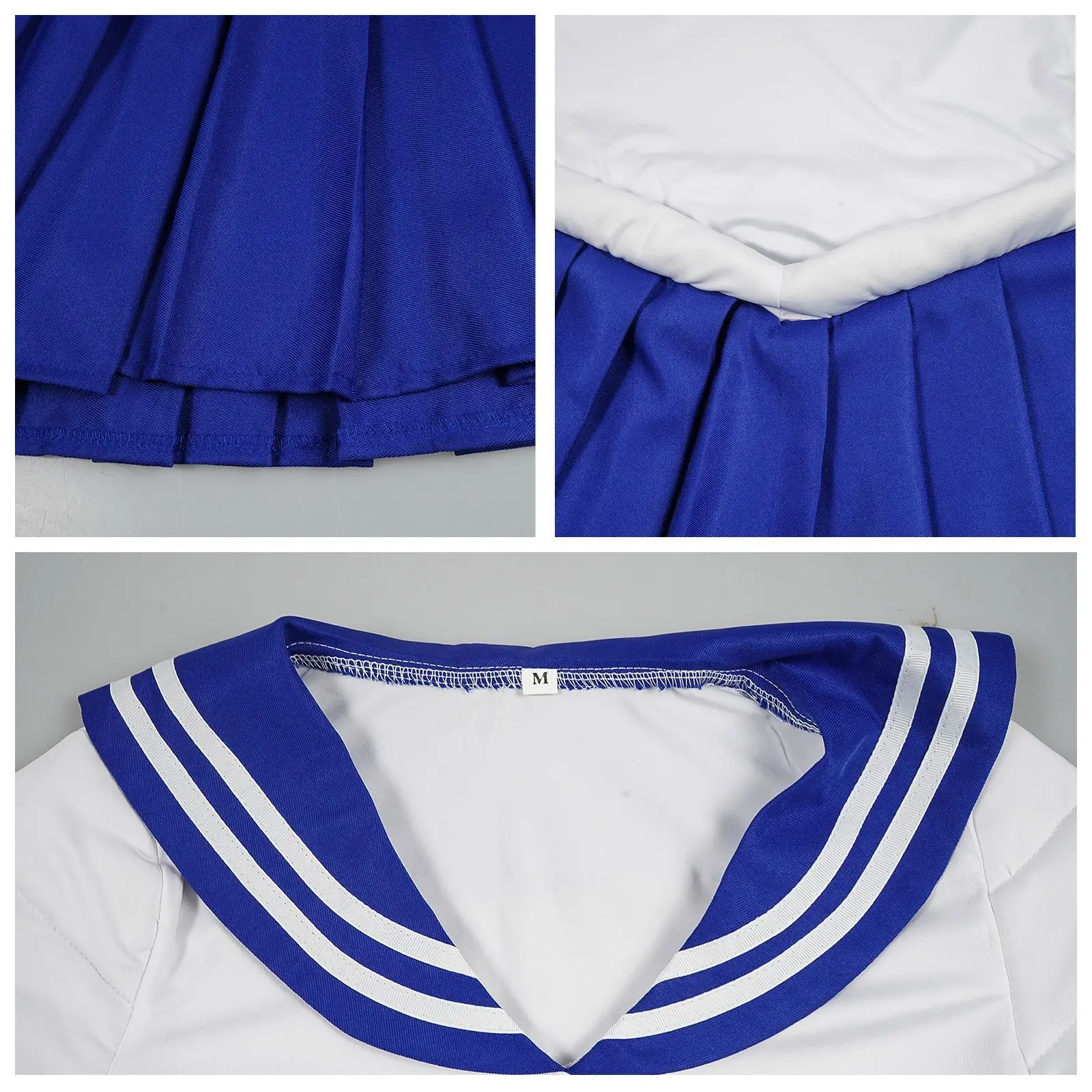 Kostium marynarza księżyc Usagi Tsukino kostiumy Cosplay dla dzieci dziewczyny śliczna sukienka z krótkim rękawem rękawiczki skarpetki Halloween odzież karnawałowa — zdjęcie 7