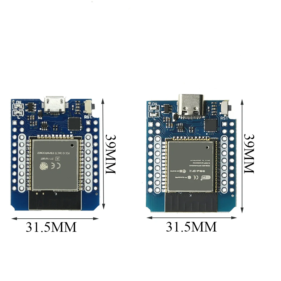 Wemos D1 MINI ESP8266 ESP32 ESP-32S WIFI Bluetooth-compatible CP2104 CH9102  Development Board Module For Arduino With Pins