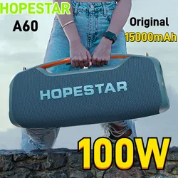 Bluetoothワイヤレス屋外スピーカー,HOPESTAR-A60 W,カラオケ,家庭用,ステレオHi-Fi,100